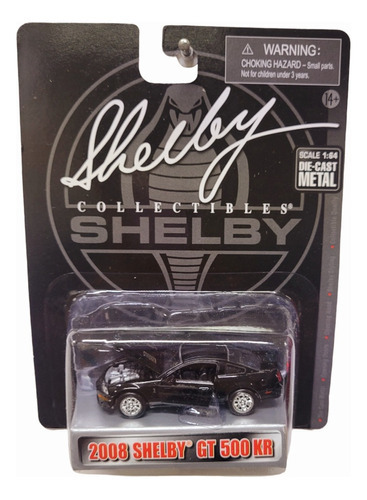 2008 Shelby Gt 500 Kr 1:64 Shelby Collectibles Color Negro