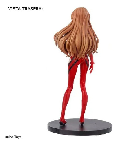Asuka Langley Soryu. Neon Genesis Evangelion. 18 Cm. Pvc.