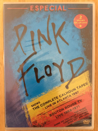 Dvd Pink Floyd Live In Atlanta 1987 + Bouton Rouge Tv Live