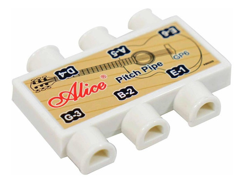 Afinador De Plastico 6 Tonos Para Guitarra Acustica Alice A0