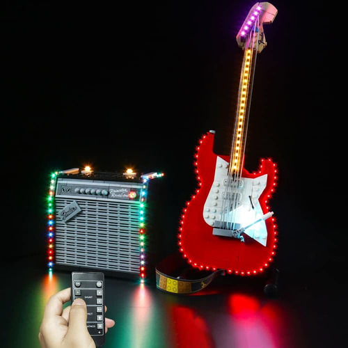 Kit Iluminacion Para Fender Stratocaster Guitarra Led Cr