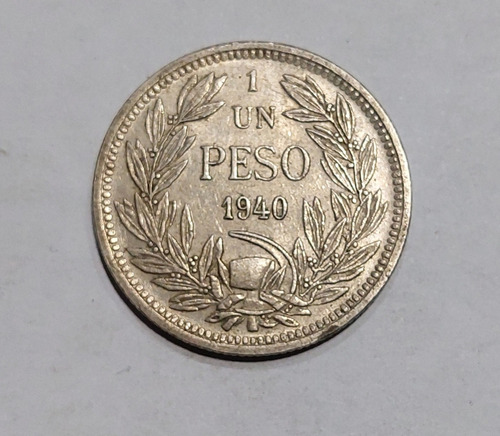 Moneda De 1 Peso Año 1940