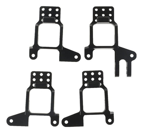 1/10 Rc Aluminio Frontal/trasero Torre De Choque Aros Soport