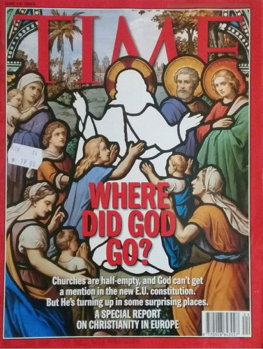 Revista Time En Ingles, Cristianismo En Europa Año 2003