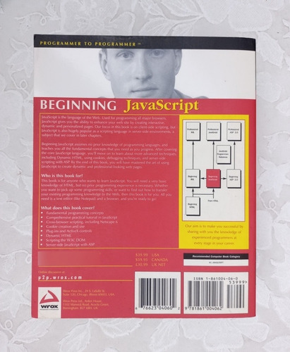 Javascript Paul Wilton Html & Xhtml Guide Lote 2 Libros