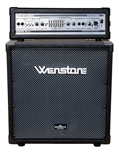 Combo Wenstone Amplificador De Bajo Cabezal B3000 + Caja Mb1