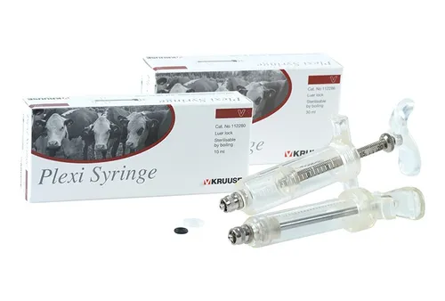 Kruuse Jeringa Plexi, Bloqueo Luer, 50 Ml