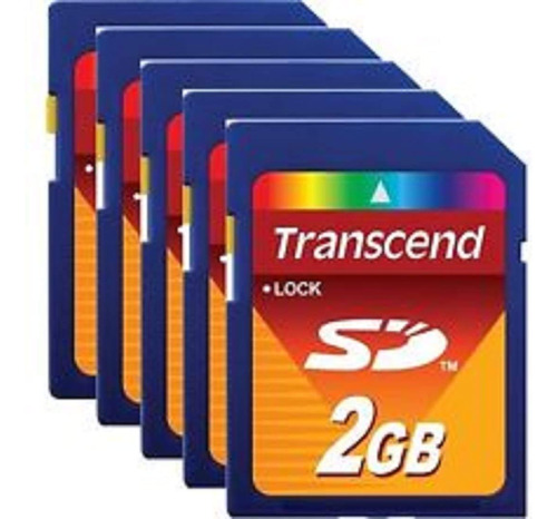 Lote De 25 Tarjetas De Memoria Flash Transcend 2 Gb Sd (ts2g