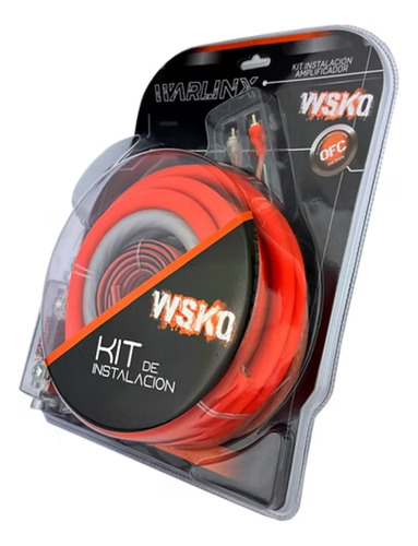 Kit Instalación Amplificador Waraudio Wsk0 Calibre 0 Cobre