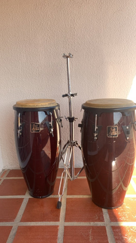 Imagen 3 de 3 de Set De Congas Lp Aspire 10 Y 11 Con Soporte