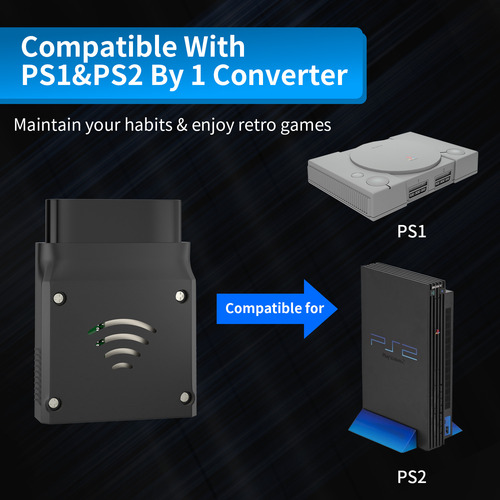 Adaptador De Controladores De Juegos Inalámbricos Para Ps1 P