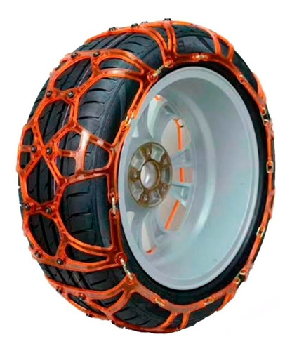 Kit Par Cadenas Nieve Barro Hielo Auto Tpu Resistente Cuotas Sin Interes