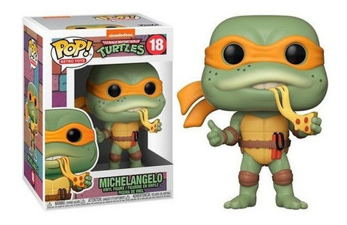 Funko Pop Michelangelo 18 Pizza Teenage Mutant Ninja Turtles