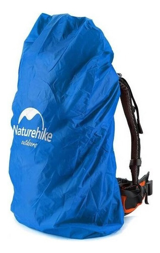 Capa Para Mochilas Tam 30-50l Naturehike Cor Azul Desenho do tecido Liso