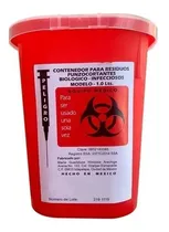 Comprar Contenedor Para Residuos Peligrosos Punzocortantes 1l