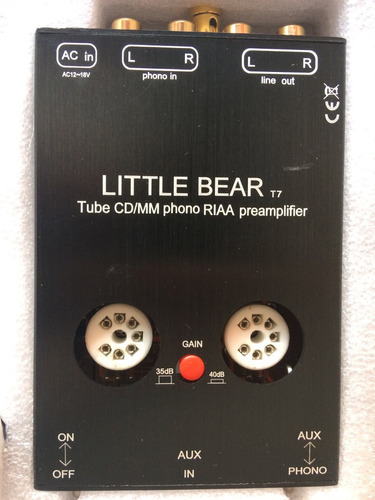 Pre Amplificador Phono Tubo Vacio Tornamesa Little Bear T7