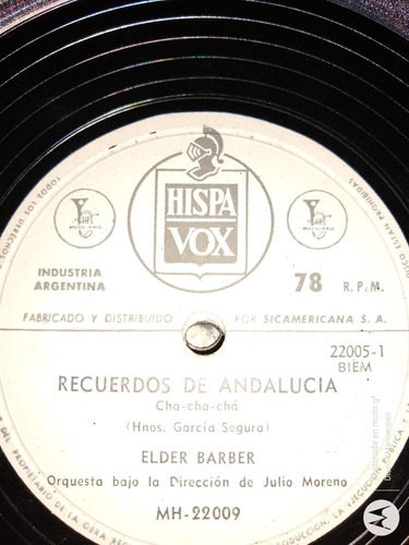 Pasta Elder Barber Julio Moreno Hispa Vox C119