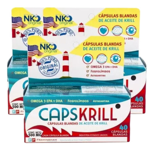 Capskrill Omega 3 Aceite De Krill X 120 Capsulas