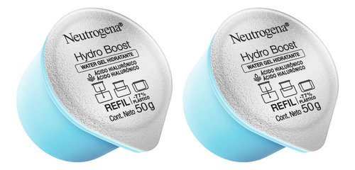 Combo X2 Neutrogena Crema Facial Refil Hydro Boost 50gr