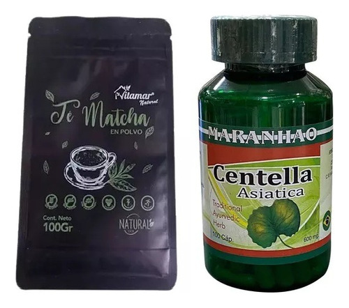 Te Matcha & Centella Asiática Pack Reduce Peso Envío Gratis