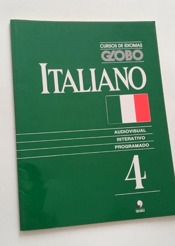 Livro Curso De Idiomas Globo Italiano Vol 4