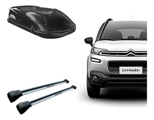 Bagageiro Teto Citroen Aircross 10/20 400l Motobul + Rack