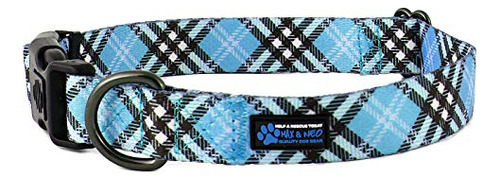 Max Y Neo Plaid Pattern Neo Dog Collar - Donamos Un X5y53