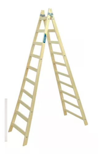 Comprar Escalera Pintor De Madera Reforzada 10 Escalones Alpina - Re