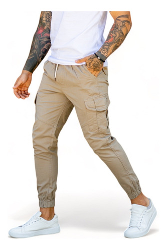 Jogger Cargo - Gabardina Premium