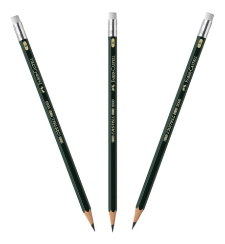 Lápiz B Faber Castell X 3und