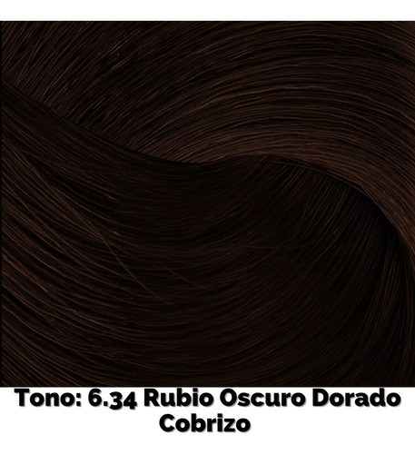 Color Tech Tinte Tono 6.34 Rubio Oscuro Dorado Cobrizo