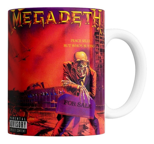 Taza De Ceramica - Megadeth (varios Modelos)