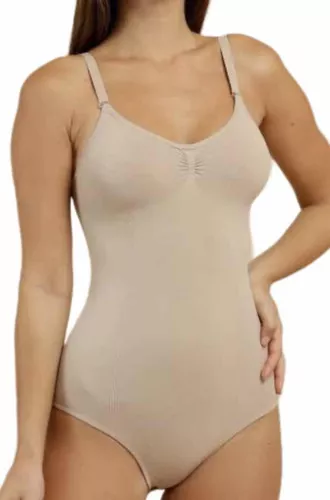 Body Bermuda Modeladora Shapewear H190 Preto Hanes