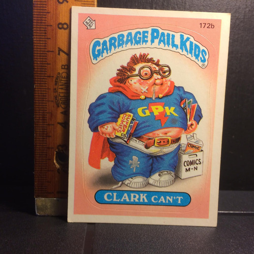  Garbage Pail Kids Clark Can't Año 1986 Topps 