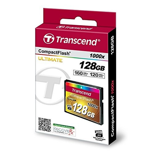 Transcend 128gb Compact Flash Memory Card 1000x