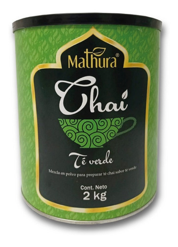 Te Chai Te Verde Mathura En Polvo 2 Kg