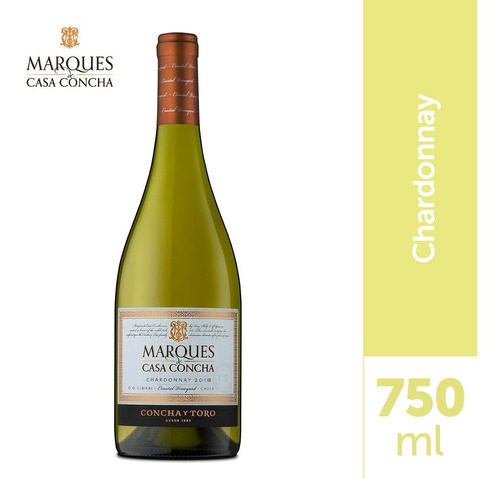 Vinho Marques De Casa Concha Chardonnay 750ml Concha Y Toro
