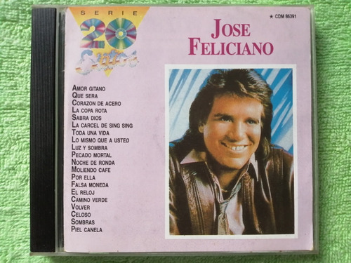 Eam Cd Jose Feliciano Serie 20 Exitos 1994 Bolero Romantico