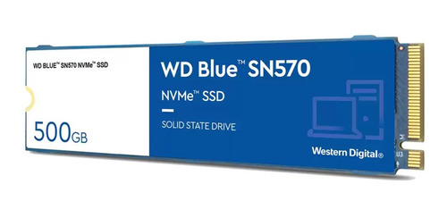 Disco Solido Ssd 500gb Nvme M.2 Wd Bluepcie 4.0 X16 2280