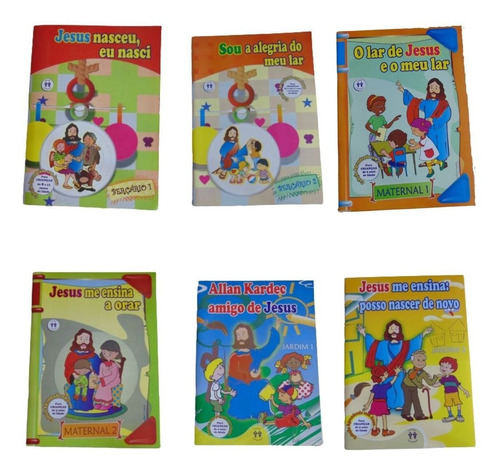 Imagem 1 de 3 de Coleção Aprendendo Com Jesus Para Crianças De 0 A 5 Anos