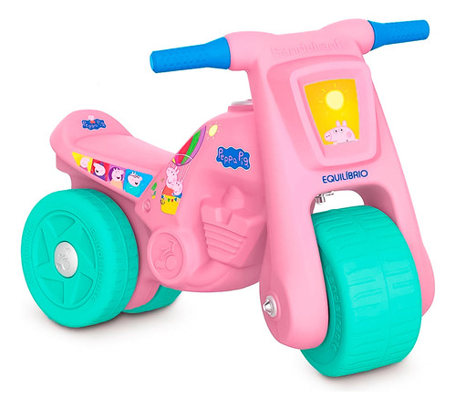 Moto Peppa Pig Rueda Ancha C/ Sonido Buggy Triciclo - El Rey