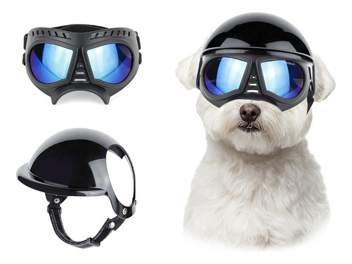 Gafas Y Casco Para Perros, Mascotas Pequeñas Y Grandes