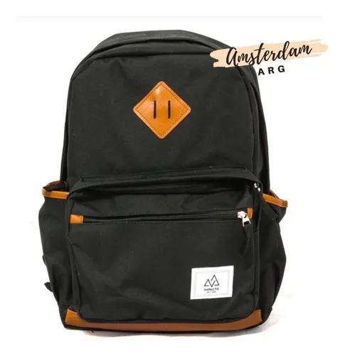 Mochila Urbana Clasica Con Tiras Mujer Hombre Tipo Herschel