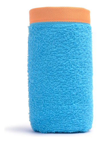 Juego Toalla Y Toallon Arco Iris 400 Gr Fit Gimnasio Viaje Compacto Color Turquesa