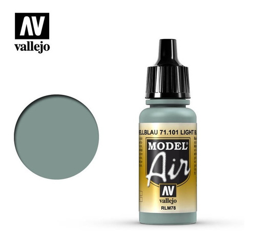 Tinta Light Blue Rlm78 71101 Model Air Vallejo Modelismo