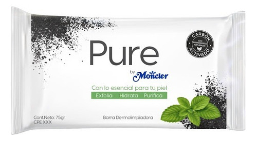 Jabón En Barra Pure By Moncler Exfoliante Limpieza Profunda