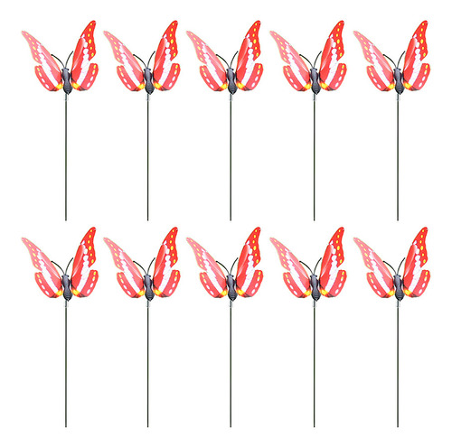 Émbolo De Mariposa Con Simulación De Pvc, 10 Unidades