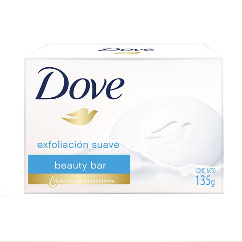 Jabón Dove Exfoliación Suave Beauty Bar Individual 135 Gr