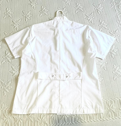 Chaqueta Mao Hombre Blanca Manga Corta Startex
