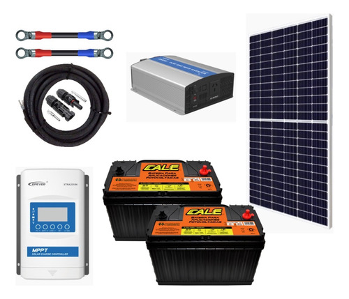 Kit Panel Solar Autonomo 2600w Refrigerador, Tv, Focos,